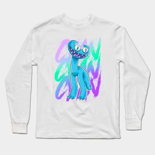 raimbow friends cyan Long Sleeve T-Shirt